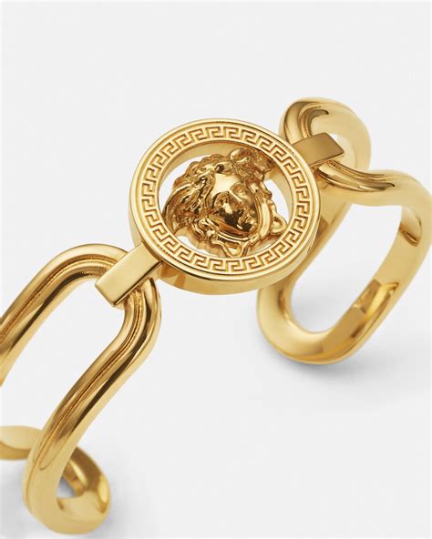 bijou versace femme bracelet or blanc|Bracelet en or blanc Medusa .